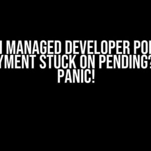 APIM Managed Developer Portal Deployment Stuck on Pending? Don’t Panic!